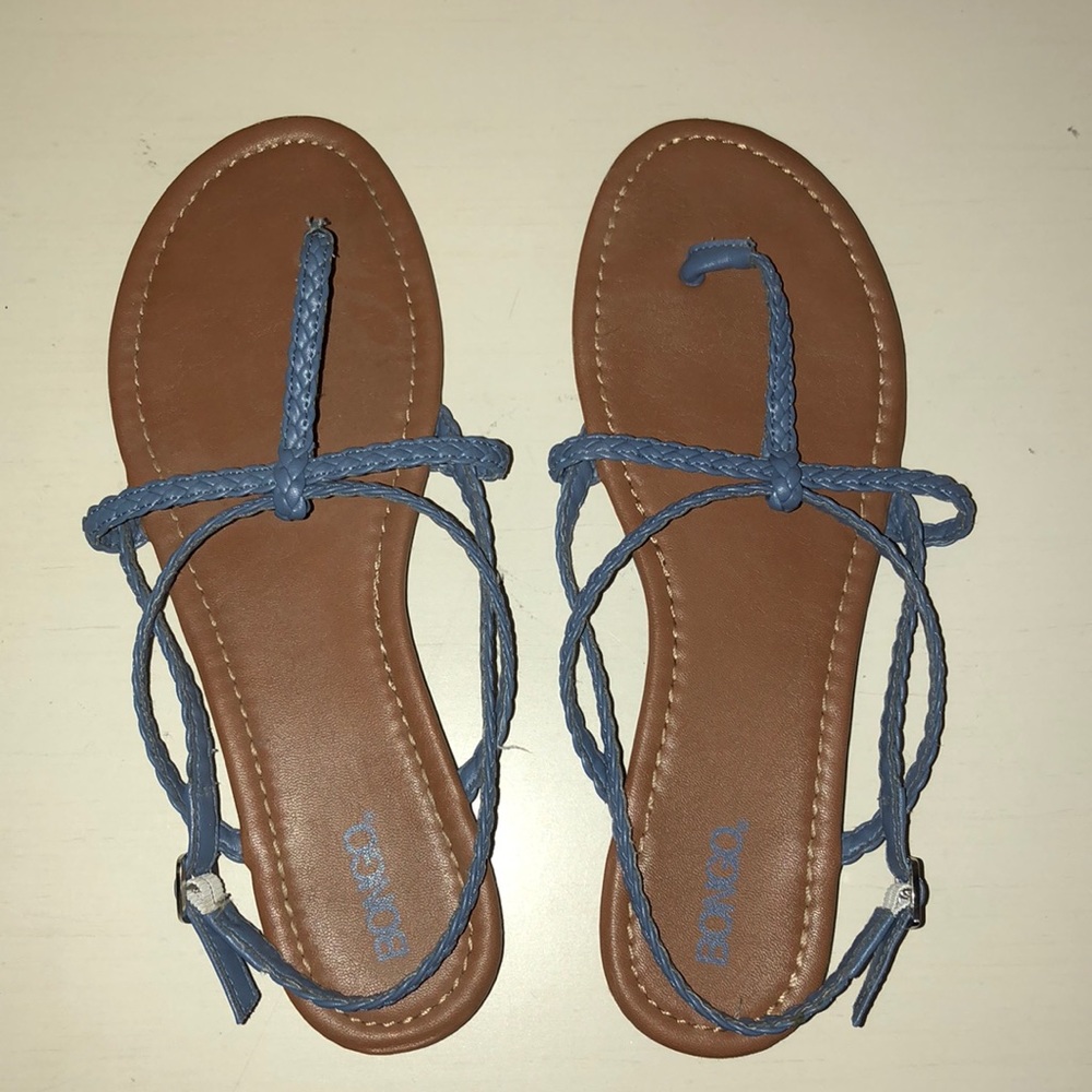 Blue Bongo sandals